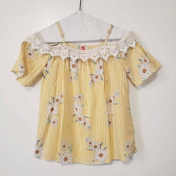 Cuttie Patootie Floral Girl Top (S)7/8 - Picture 5 of 5